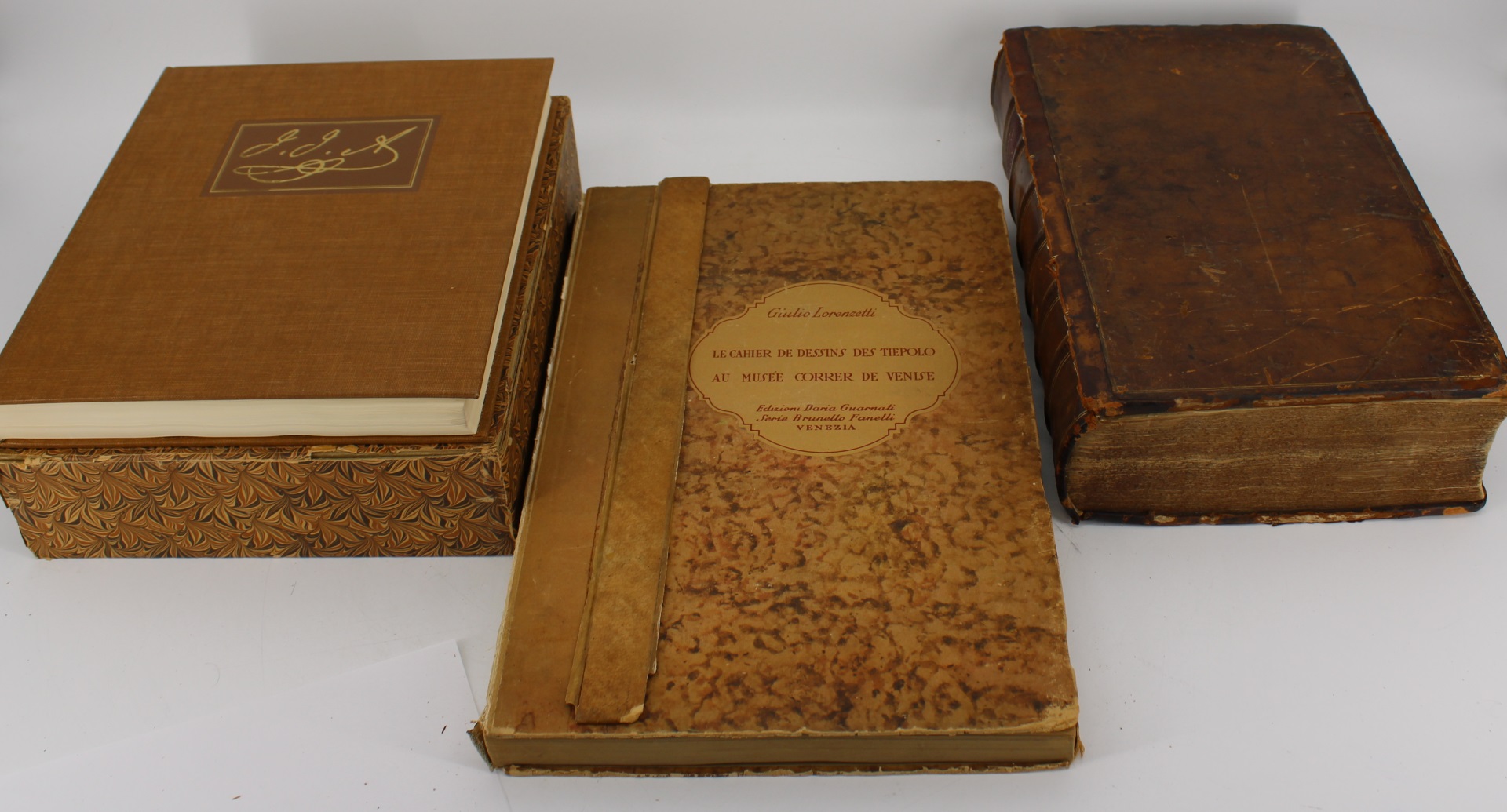 LOT OF 3 ANTIQUE BOOKS To include