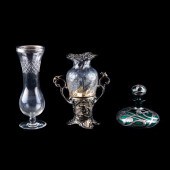 (LOT OF 3) ART NOUVEAU STERLIN