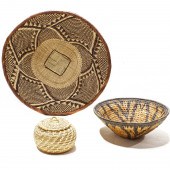 (LOT OF 3) BASKETS: INCLUDING