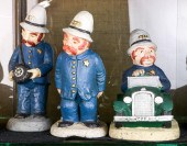 (LOT OF 3) BISQUE FIGURES OF K