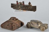 Lot of 3: Cast Iron & Diecast