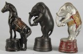 Lot of 3: Cast Iron Animal Sti