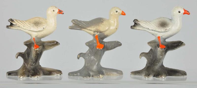 Lot of 3: Cast Iron Seagull