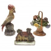 (LOT OF 3) CAST IRON DOOR STOP