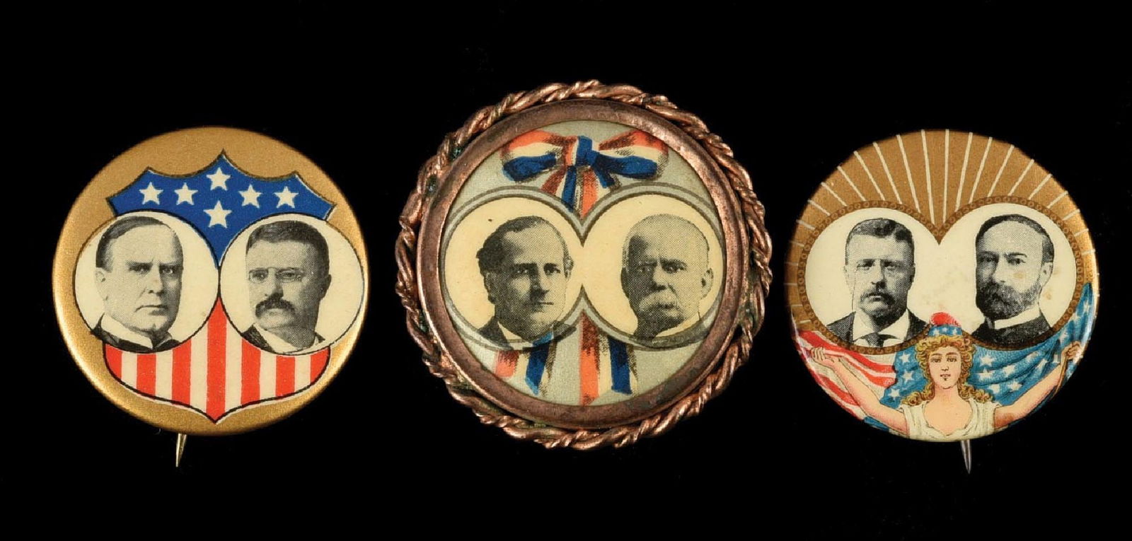 LOT OF 3: CELLULOID POLITICAL