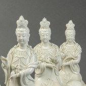 (LOT OF 3) CHINESE BLANC DE CH