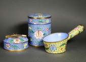 (LOT OF 3) CHINESE CANTON ENAM