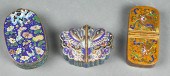 (LOT OF 3) CHINESE CLOISONNE E
