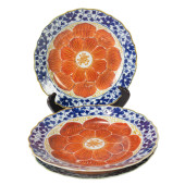 (LOT OF 3) CHINESE EXPORT BLUE