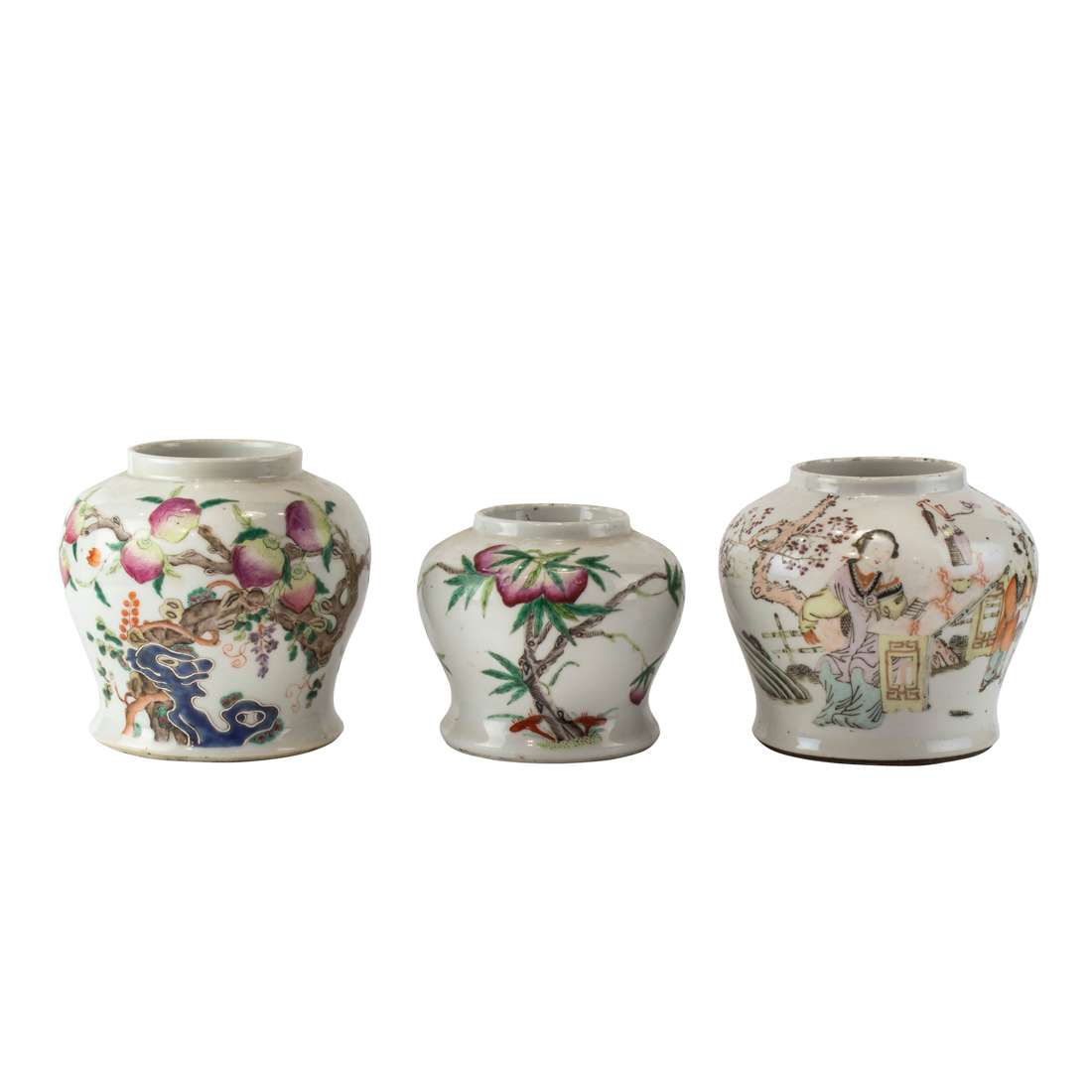 (LOT OF 3) CHINESE FAMILLE ROSE
