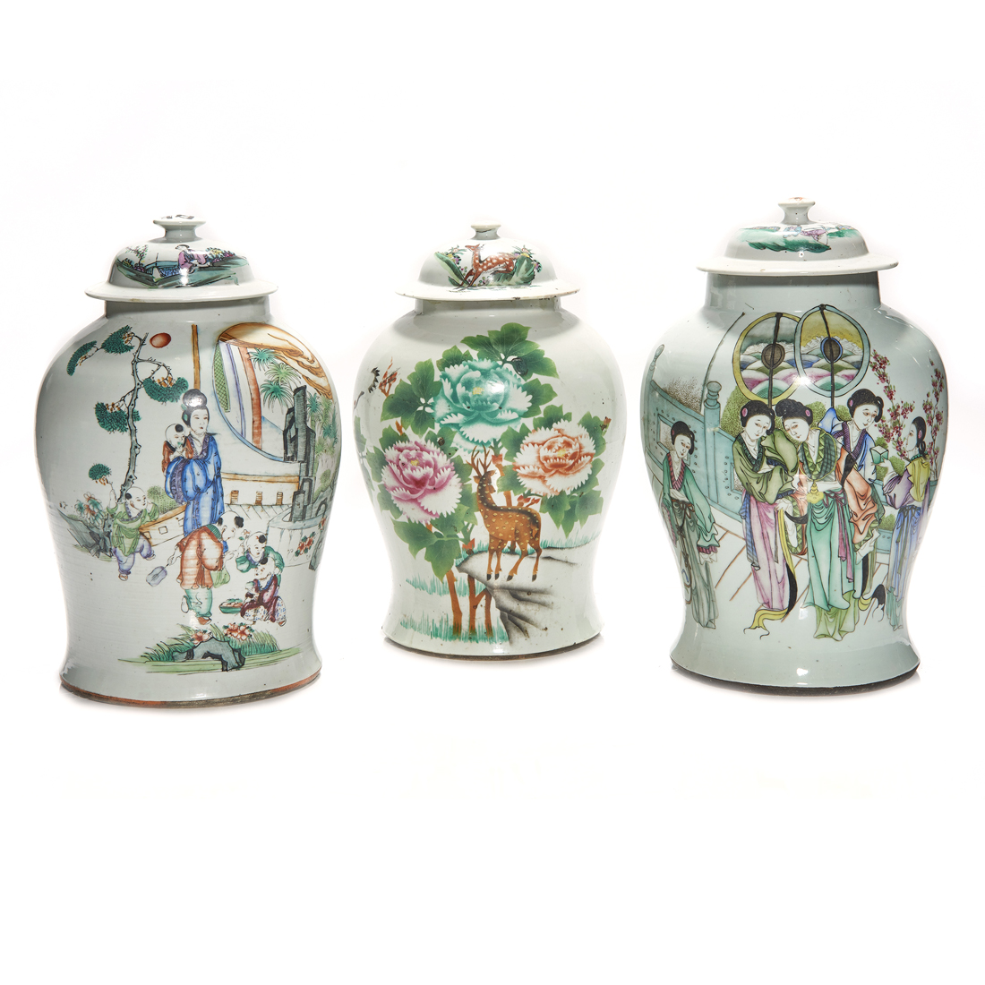 (LOT OF 3) CHINESE FAMILLE ROSE