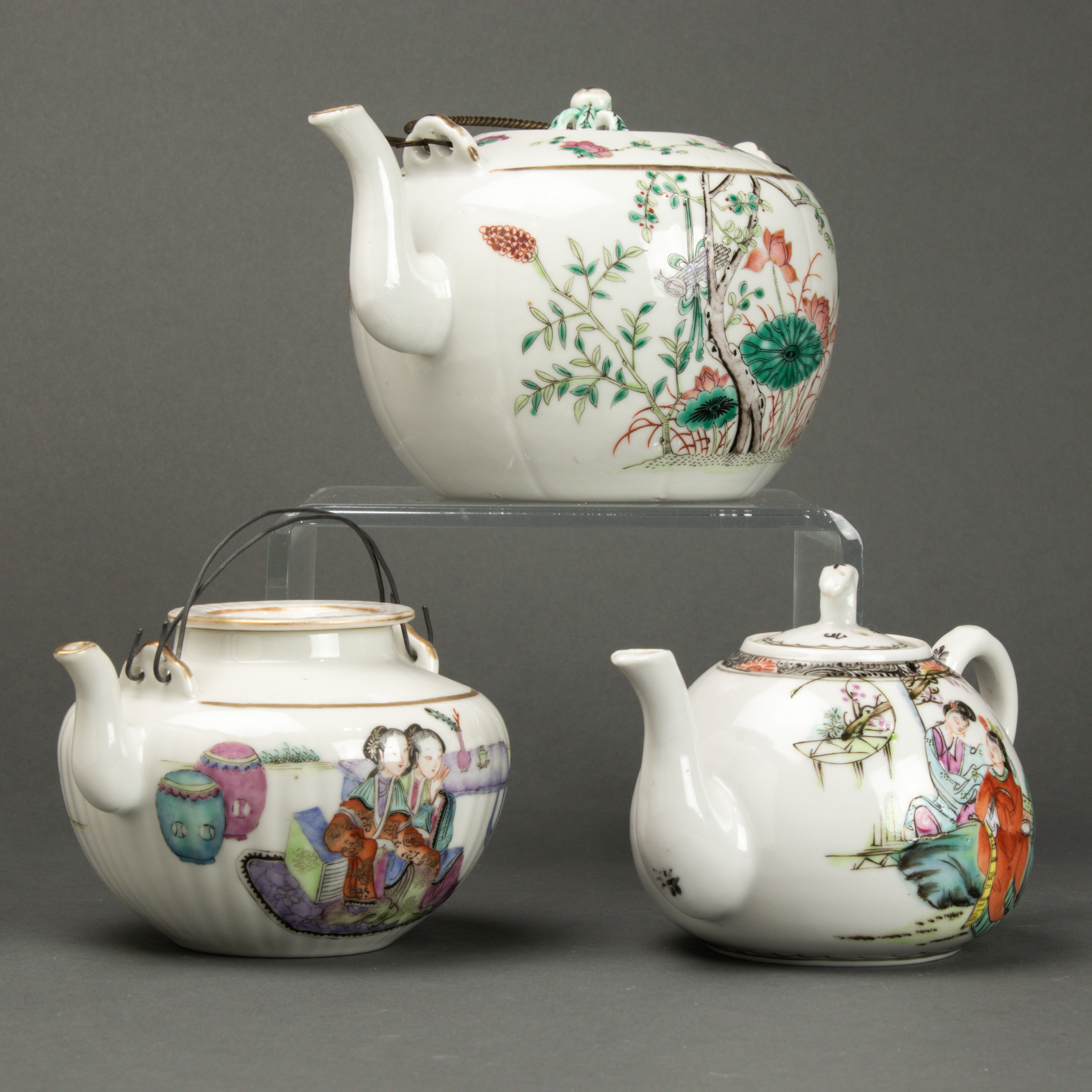 (LOT OF 3) CHINESE FAMILLE ROSE