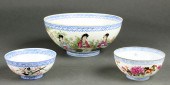 (LOT OF 3) CHINESE FAMILLE ROS