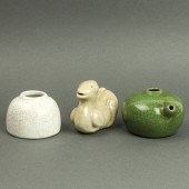(LOT OF 3) CHINESE GLAZED CERA