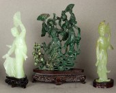 (LOT OF 3) CHINESE HARDSTONE C