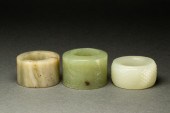 (LOT OF 3) CHINESE  JADE AND H