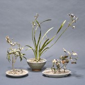 (LOT OF 3) CHINESE MIX METAL M