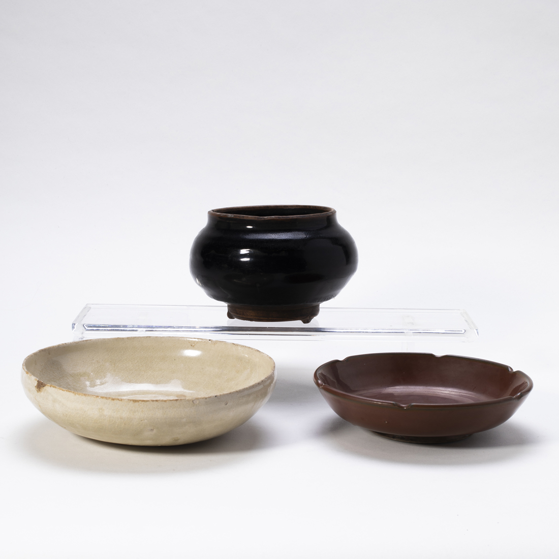 (LOT OF 3) CHINESE MONOCHROME