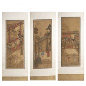 (LOT OF 3) CHINESE WATERCOLOR