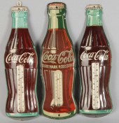 Lot of 3: Coca-Cola Bottle The