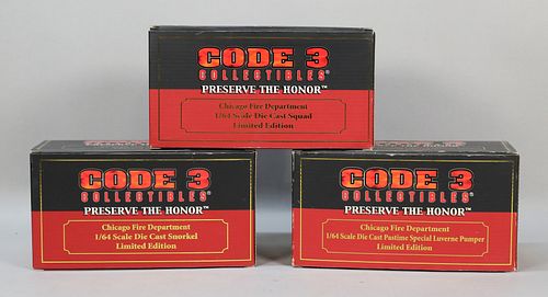 LOT OF 3 - CODE 3 PRESERVE THE