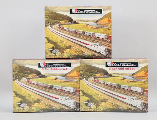 LOT OF 3 CON COR AEROTRAIN + 2 SETS