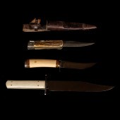 (LOT OF 3) CUSTOM KNIVES: ONE