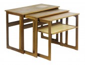 (LOT OF 3) DANISH MODERN SILKE