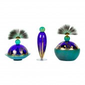 (LOT OF 3) DAUM PATE DE VERRE,