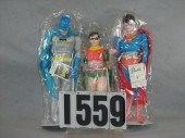 Lot of 3 DC Comics related fig