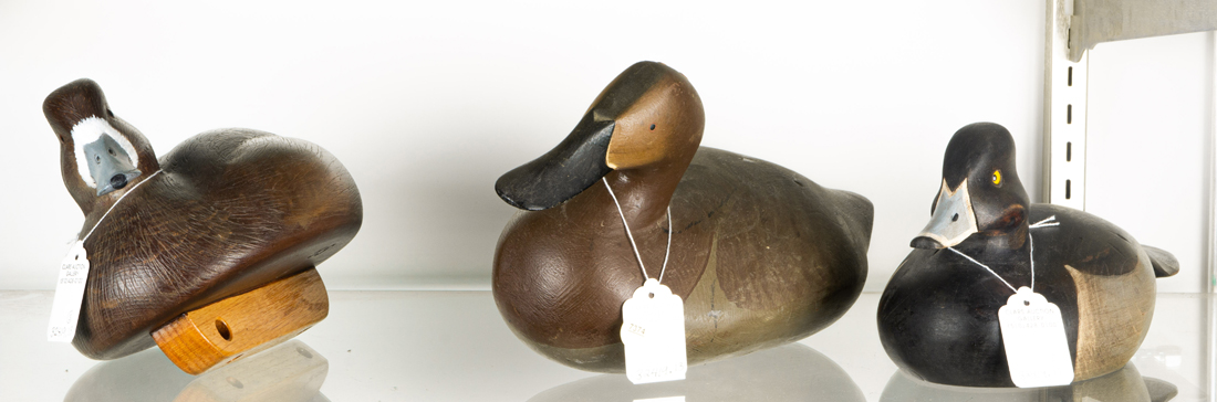 (LOT OF 3) DUCK DECOYS BY R.