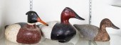 (LOT OF 3) DUCK DECOYS: HEN CA
