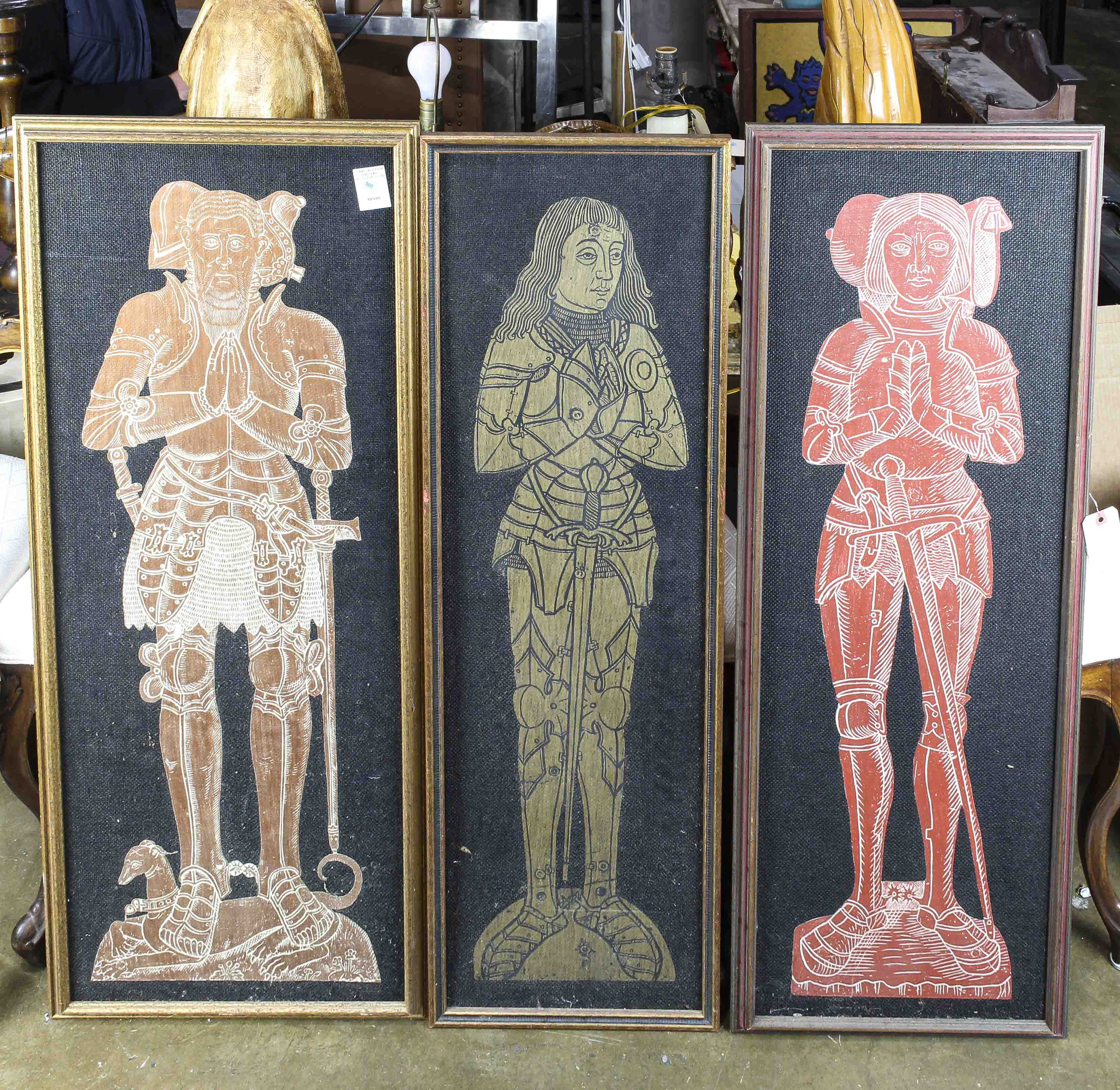 (LOT OF 3) ENGLISH MEDIEVAL STYLE