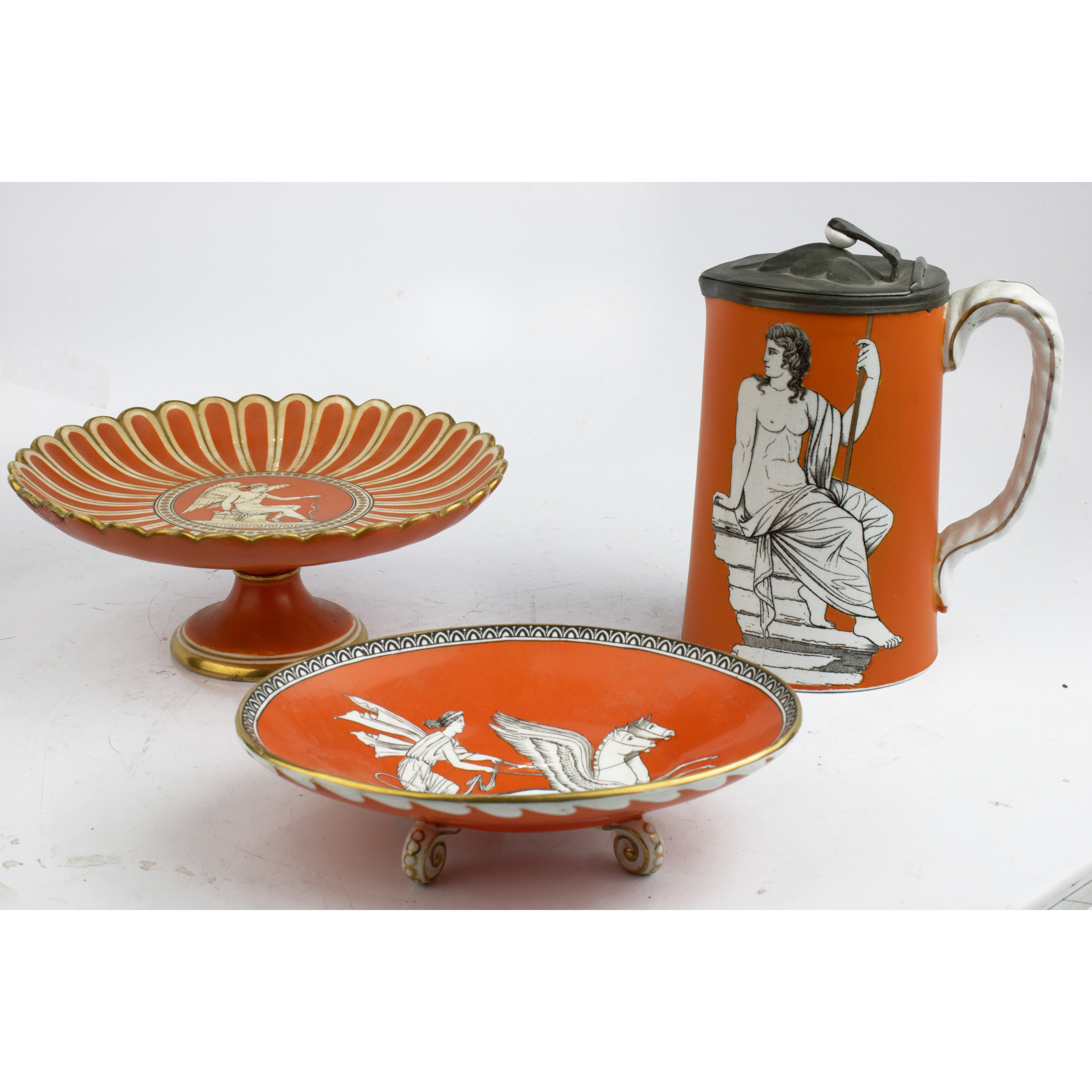 (LOT OF 3) ENGLISH NEOCLASSICAL