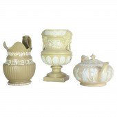 (LOT OF 3) ENGLISH RELIEF DECO