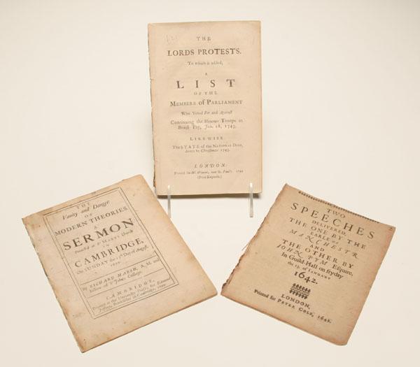 Lot of 3 English Texts/Pamphlets