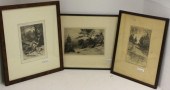 LOT OF 3 ETCHINGS FROM ELIOT K