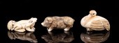 LOT OF 3 FETISH ANIMALSLot of