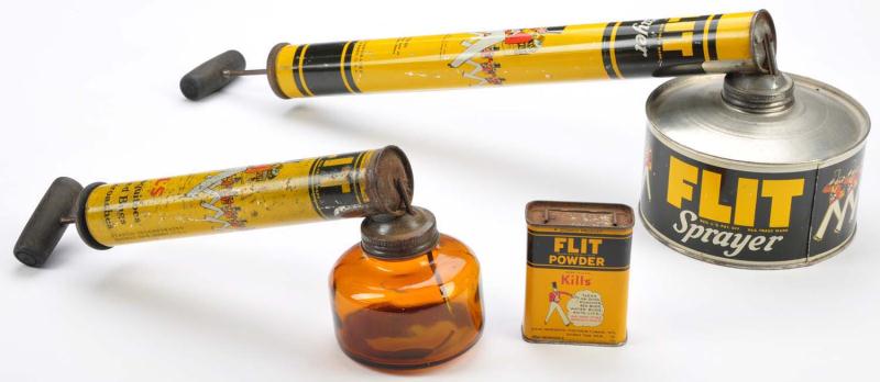 Lot of 3: Flint Bug Sprayers. 