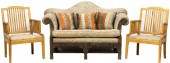 (LOT OF 3) FOURTUNY UPHOLSTERE