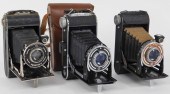 LOT OF 3 FRANKA FOLDING CAMERA