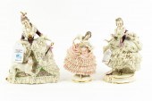 (LOT OF 3) GERMAN PORCELAIN CR