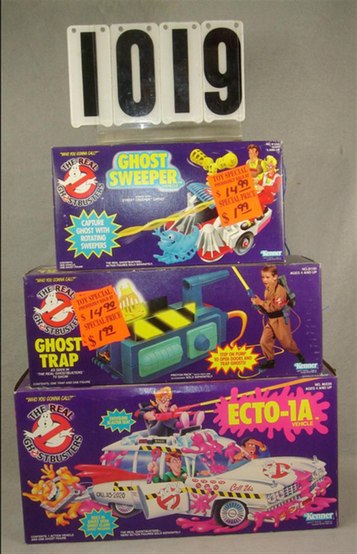 Lot of 3 Ghostbusters toys, all