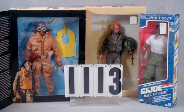 Lot of 3 G.I. Joe related dolls,