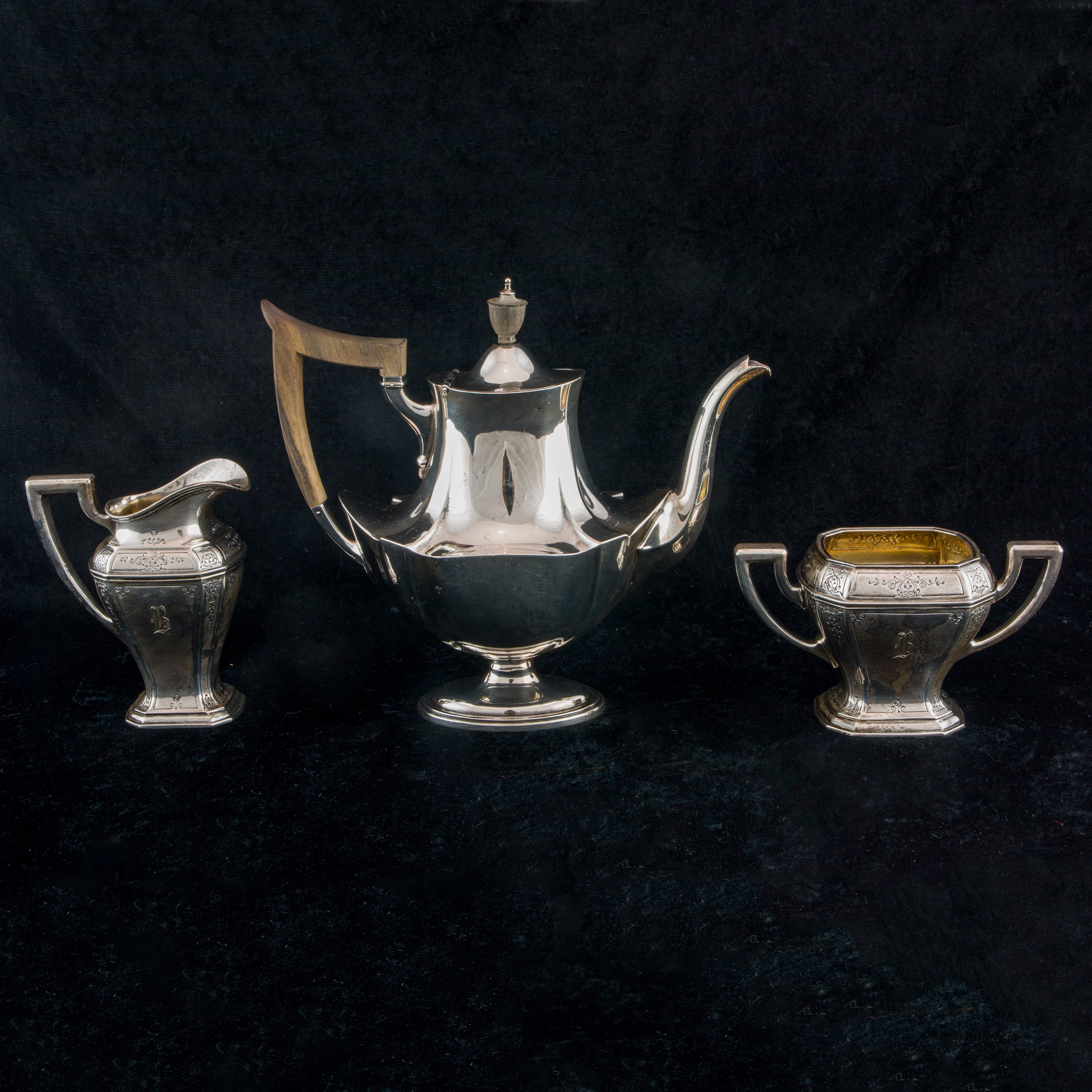 (LOT OF 3) GORHAM PLYMOUTH STERLING