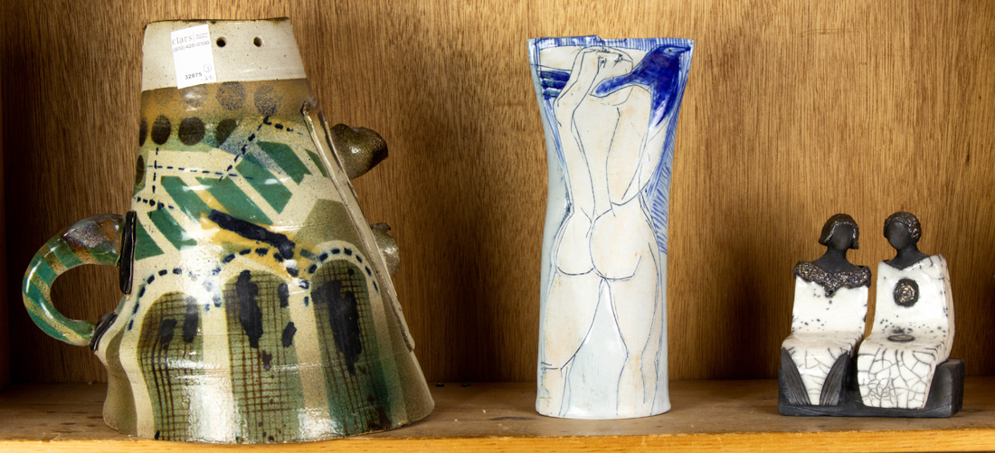 (LOT OF 3) GROUP OF STUDIO CERAMICS