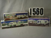 Lot of 3 Hess Trucks, includin