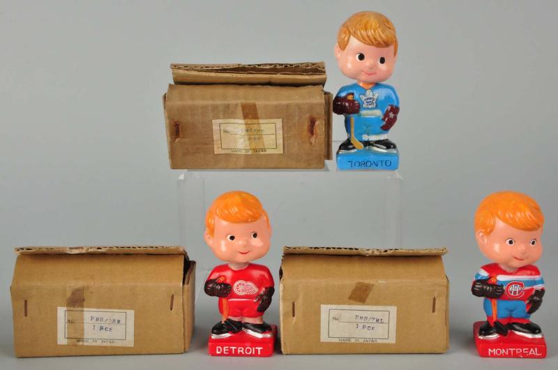 Lot of 3: Hockey Mini Bobbing