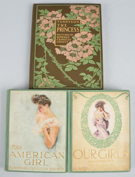 Lot of 3: Illustrated Books by
