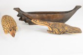 (LOT OF 3) INUIT CARVING GROUP